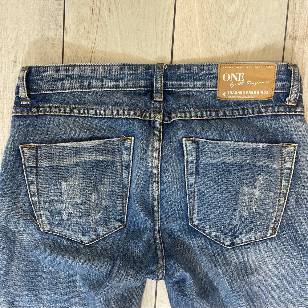 ONE Teaspoon Trashed Free Birds SIZE 26 - Picture 10 of 16